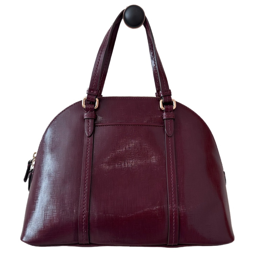 Coach Burgundy Shoulder Bag - Picture 11 of 13